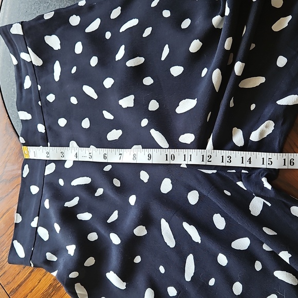 Wilfred Navy Blue Faun Wide Leg Cropped Pants L - Picture 12 of 15